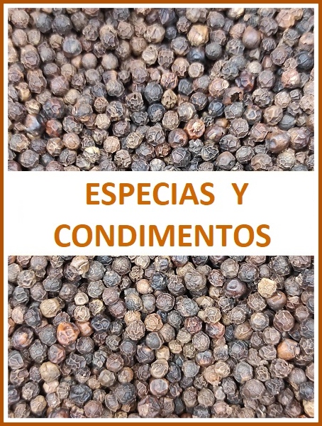 ESPECIAS Y CONDIMENTOS