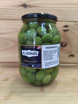 Aceitunas chupadedos 500 g El Leonés (Castilla y León) Aceitunas chupadedos 500 g El Leonés (Castilla y León)