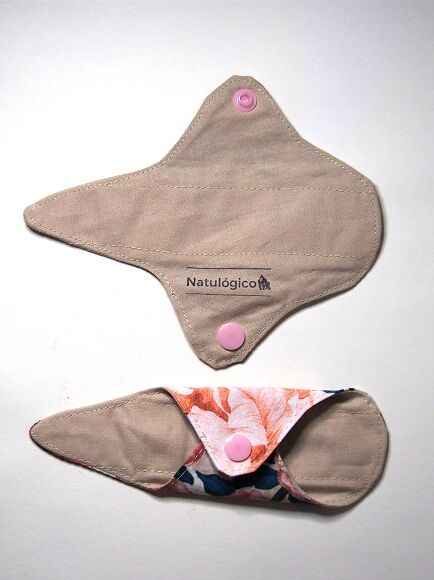 SALVASLIP REUTILIZABLE DE ALGODÓN PARA TANGA 15,5 CM 1 UD (CATARROJA) NATULÓGICO