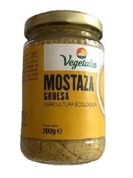MOSTAZA GRUESA VEGANA 200 GR - CRISTAL (CASTELLCIR) VEGETALIA - ECO