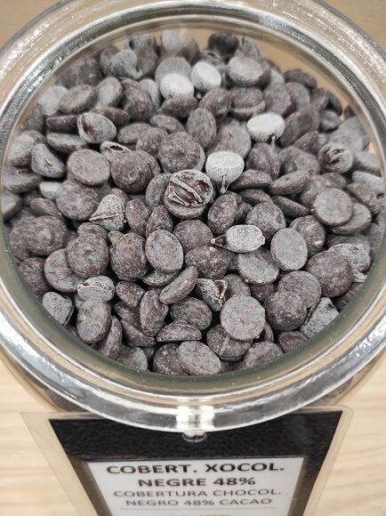 COBERTURA DE CHOCOLATE NEGRO 48% CACAO EQUILIBRADO (ESPAÑA)