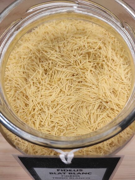 FIDEOS Nº 0 DE TRIGO BLANCO FINOS - FIDEOS CABELLO ÁNGEL - CABELLINI (ZARAGOZA)