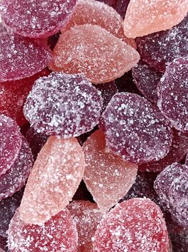 GOMINOLAS DE ZUMO DE FRUTAS - FRUTAS ITALIANAS DEL BOSQUE CON AZÚCAR a granel (ITALIA)