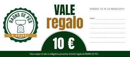 VALE REGALO 10€