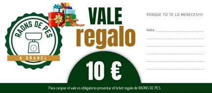 Deber Dificil seda VALE REGALO 10€ - Raons de Pes