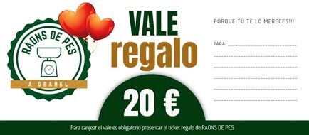 VALE REGALO 20