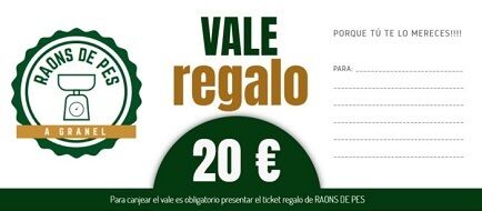 VALE REGALO 20