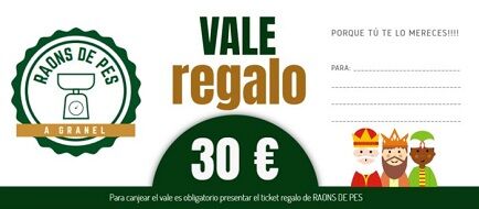 VALE REGALO 30€