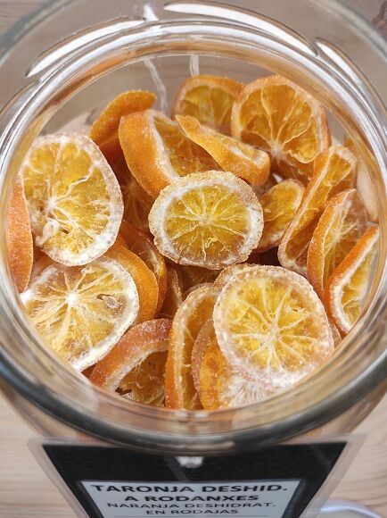 NARANJA DESHIDRATADA EN RODAJAS CON AZÚCAR (ESPAÑA)