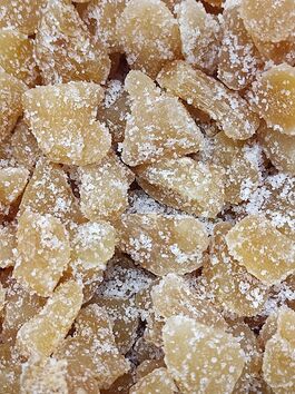 JENGIBRE DESHIDRATADO CON AZÚCAR CRISTALIZADO (TAILANDIA)