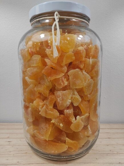 MELÓN CANTALOUPE DESHIDRATADO TROZOS CON AZÚCAR (TAILANDIA)