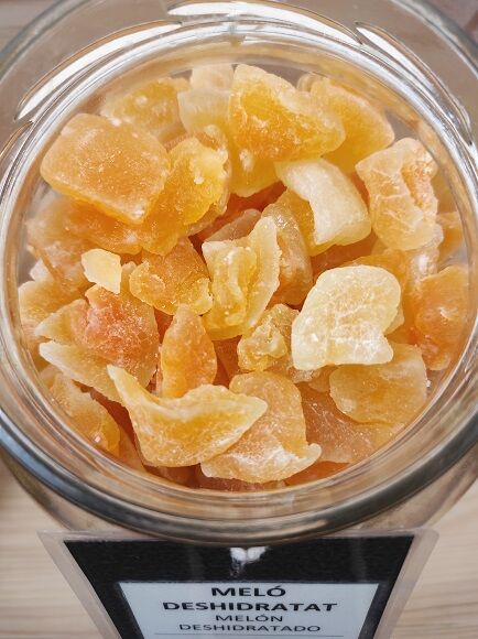 MELÓN CANTALOUPE DESHIDRATADO TROZOS CON AZÚCAR (TAILANDIA)
