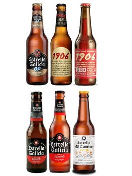 BOTELLA CRISTAL RETORNABLE - SIN LÍQUIDO (GALICIA) ESTRELLA GALICIA