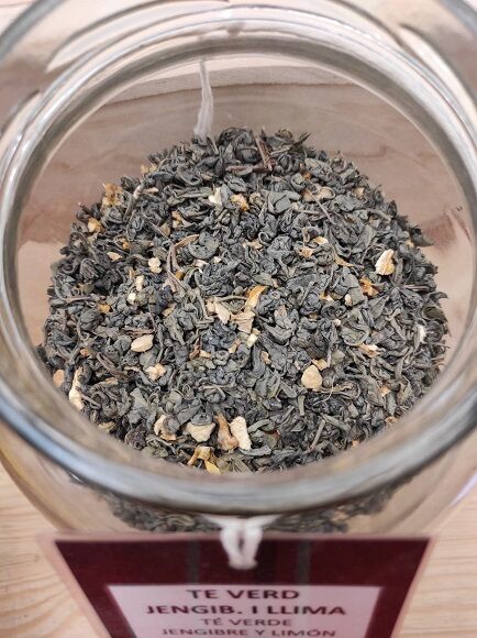 TÉ VERDE CON JENGIBRE Y LIMÓN (CHINA)