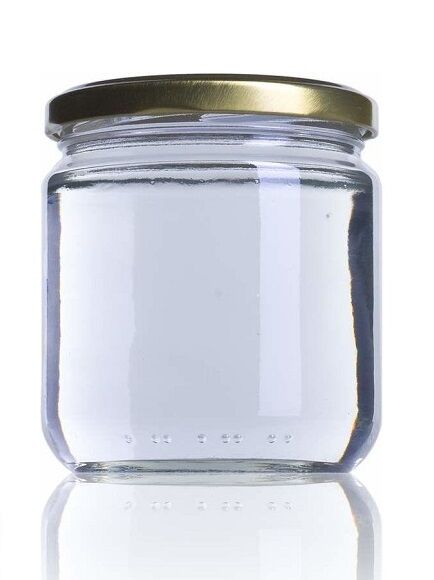 TARRO CRISTAL HERMÉTICO REUTILIZABLE/RECICLABLE + TAPA BLANCA 347 ML 1 UD (ALEMANIA)