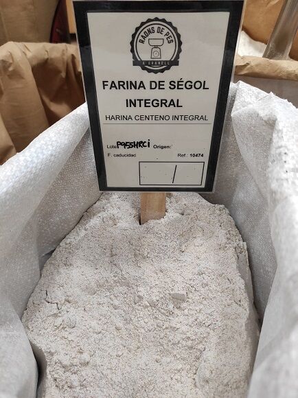 HARINA DE CENTENO INTEGRAL PANIFICABLE a granel (ZAMORA)