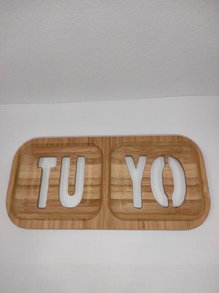 JABONERA ARTESANAL DE BAMBÚ "TU Y YO" 19,3 x 9 x 1,2 CM 1 UD (VALENCIA)