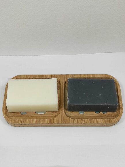 JABONERA ARTESANAL DE BAMBÚ "TU Y YO" 19,3 x 9 x 1,2 CM 1 UD (VALENCIA)