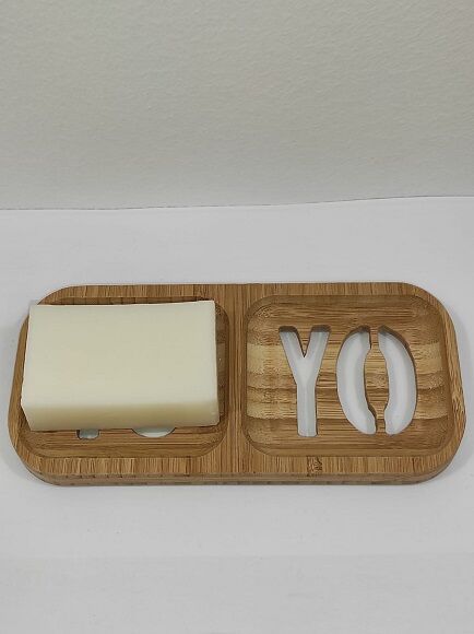 JABONERA ARTESANAL DE BAMBÚ "TU Y YO" 19,3 x 9 x 1,2 CM 1 UD (VALENCIA)