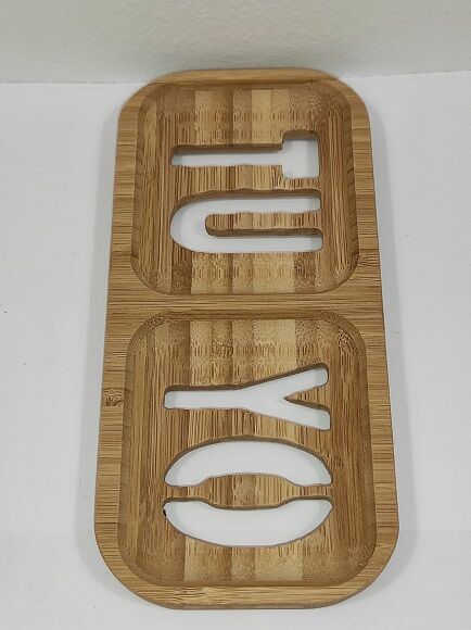 JABONERA ARTESANAL DE BAMBÚ "TU Y YO" 19,3 x 9 x 1,2 CM 1 UD (VALENCIA)