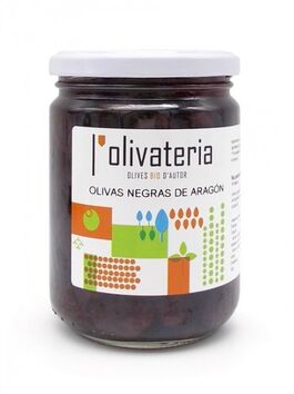 ACEITUNAS NEGRAS DE ARAGÓN 225 GR 1 UD (ALICANTE) L'OLIVATERIA - ECO