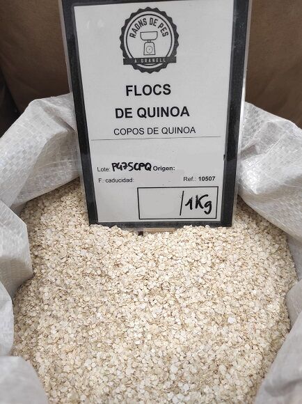 COPOS DE QUINOA SIN AZCAR (BOLIVIA O PER)