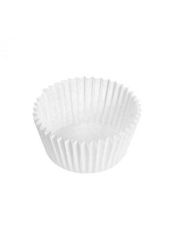 MOLDE PAPEL MAGDALENA REDONDO BLANCO 53 x 28 MM 1 UD