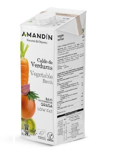 CALDO DE VERDURAS 1 L (TARRAGONA) AMANDÍN - ECO
