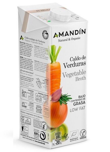 CALDO DE VERDURAS 1 L (TARRAGONA) AMANDÍN - ECO
