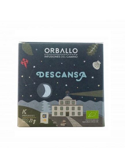DESCANSA INFUSIÓN PARA EL CAMINO 1 X 15 UD 21 GR - COMPOSTABLE (GALICIA) ORBALLO - ECO