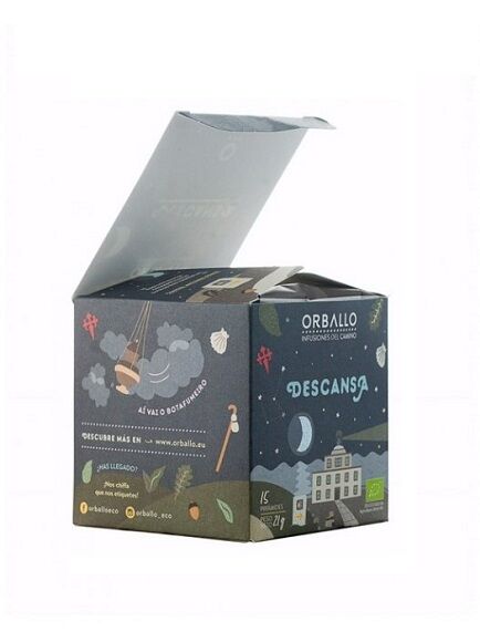 DESCANSA INFUSIÓN PARA EL CAMINO 1 X 15 UD 21 GR - COMPOSTABLE (GALICIA) ORBALLO - ECO