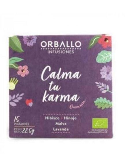 INFUSIÓN CALMA TU KARMA 1 X 15 UD 18 GR - COMPOSTABLE (GALICIA) ORBALLO - ECO