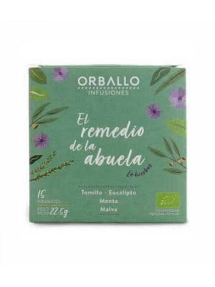 INFUSIÓN EL REMEDIO DE LA ABUELA 1 X 15 UD 22,5 GR - COMPOSTABLE (GALICIA) ORBALLO - ECO