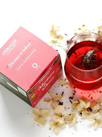 INFUSIÓN MORDISCO DE HIBISCO 1 X 15 UD 22,5 GR - COMPOSTABLE (GALICIA) ORBALLO - ECO
