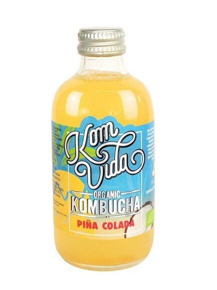 KOMBUCHA PIÑA COLADA 250 ML 1 UD - CRISTAL (BADAJOZ) KOMVIDA - ECO