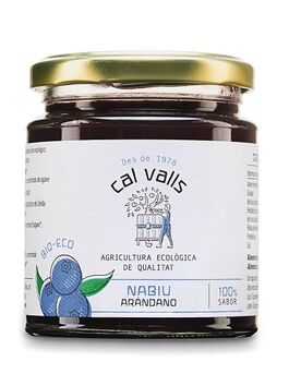 MERMELADA DE ARÁNDANOS CON AGAVE 240 GR - CRISTAL (LLEIDA) CAL VALLS - ECO
