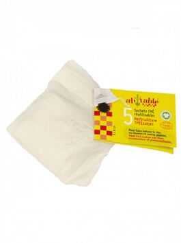 BOLSITA PARA EL TÉ REUTILIZABLE DE ALGODÓN ORGÁNICO 1 UD. (INDIA) AH! TABLE - ECO