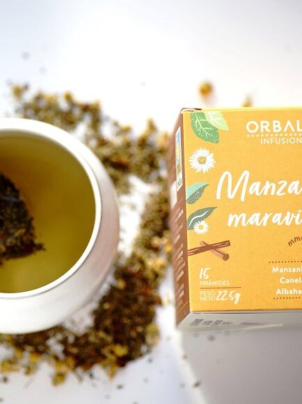 INFUSIÓN MANZANILLA MARAVILLA 1 X 15 UD 22,5 GR - COMPOSTABLE (GALICIA) ORBALLO - ECO
