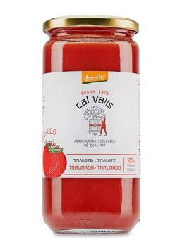 TOMATE TRITURADO NATURAL 670 GR 1 UD - CRISTAL (LLEIDA) CAL VALLS - ECO