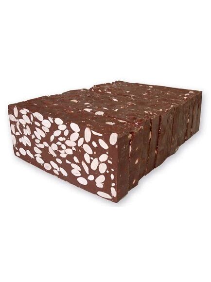TURRÓN ARTESANO DE CHOCOLATE PURO CON ALMENDRAS a granel (JIJONA) TURRONES HIJOS DE MANUEL PICÓ