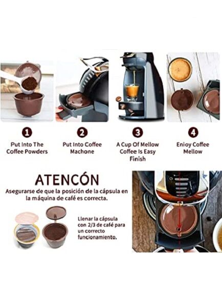 CÁPSULA REUTILIZABLE DOLCE GUSTO DE PVC 1 UD. (CHINA)