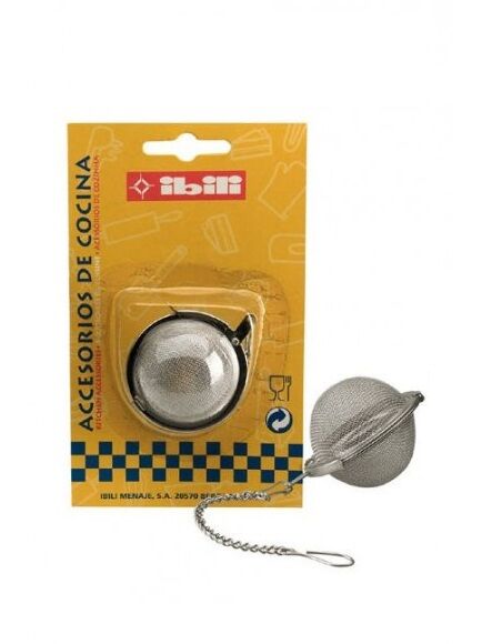 INFUSIONADOR METÁLICO BOLA ACERO INOX. 1 UD (CHINA)
