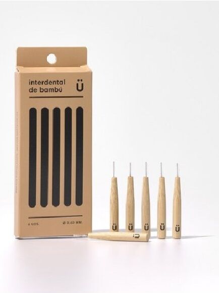 CEPILLOS INTERDENTALES DE BAMBÚ 6 UD (C. VALENCIANA - ESPAÑA) NATURBRUSH
