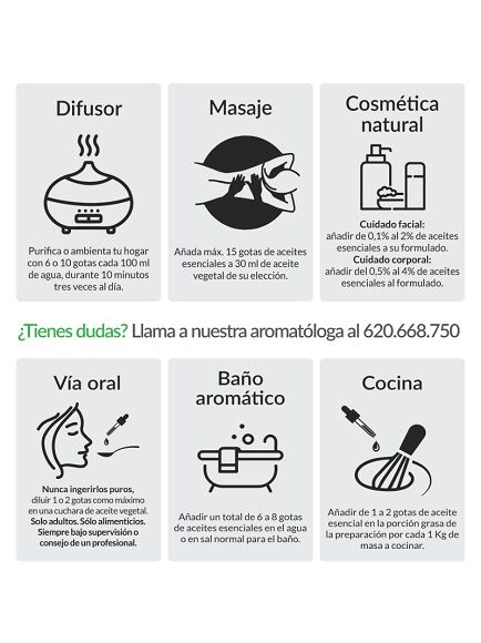 ACEITE ESENCIAL DE RAVINTSARA 10 ML 1 UD - CRISTAL (ESPAÑA) ESSENCIALES