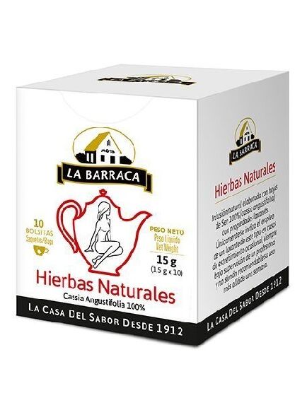 INFUSIÓN HIERBAS NATURALES SEN 1 X 10 UD 15 GR (ALICANTE) LA BARRACA