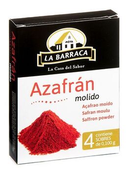 AZAFRÁN MOLIDO 1 X 4 UD 0,4 GR (ALICANTE) LA BARRACA