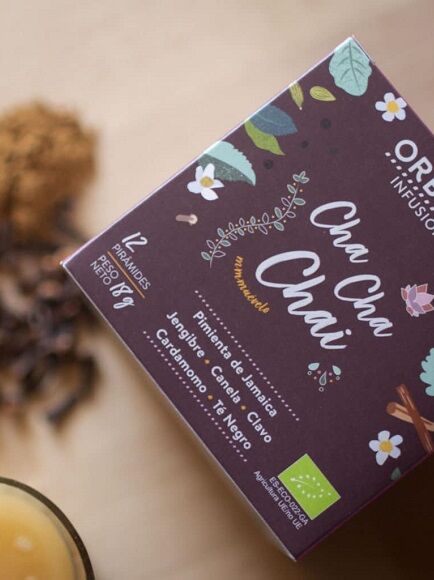 INFUSIÓN CHA CHA CHAI 1 X 12 UD 18 GR - COMPOSTABLE (GALICIA) ORBALLO - ECO