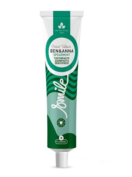 PASTA DE DIENTES DENTFRICO DE MENTA VERDE CON FLOR 75 ML 1 UD. (ALEMANIA) BEN Y ANNA