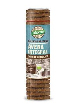 GALLETAS INTEGRALES DE AVENA CON CHIPS DE CHOCOLATE 250 GR 1 UD (ITALIA) BIOCOP - ECO