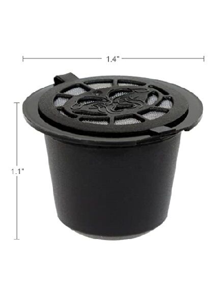 CÁPSULA REUTILIZABLE NESPRESSO DE PVC Y FILTROS DE ACERO INOXIDABLE 1 UD. (CHINA)